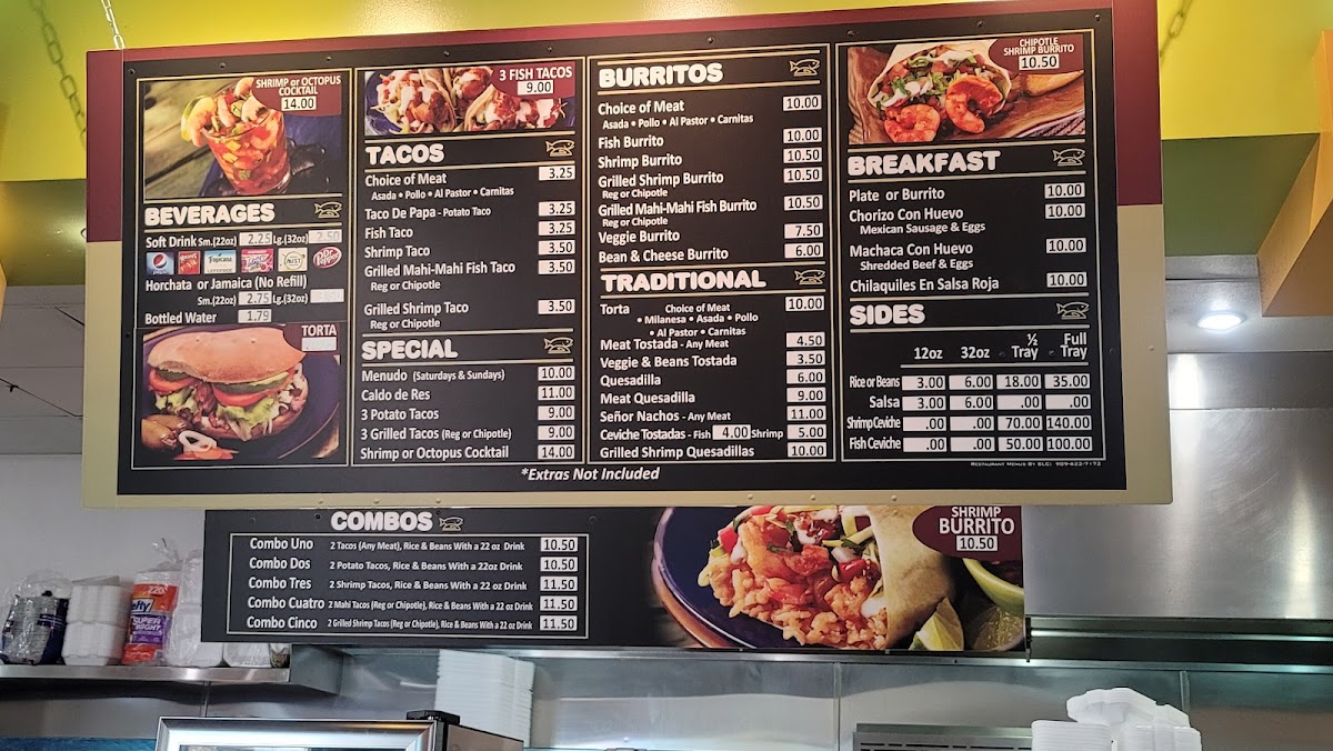 Senor Baja Menu - Image 3